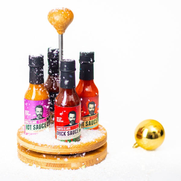 Hot Sauce Christmas Caddy