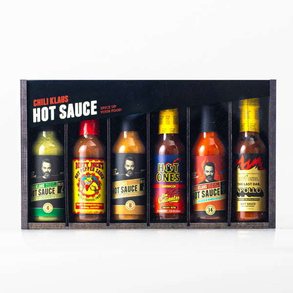 The RACK Version 5 gavebox m. hot sauces